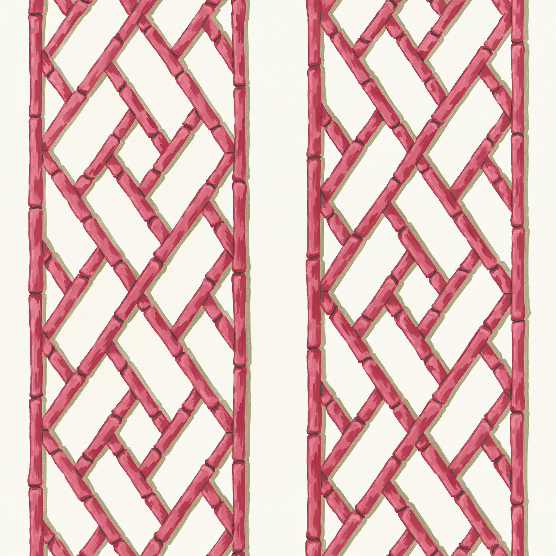 Bamboo Trellis Peel and stick wallpaper by WallPops