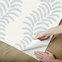 Lady Fern Peel and stick wallpaper - how to peel