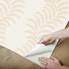 Lady Fern Peel and stick wallpaper - how to peel
