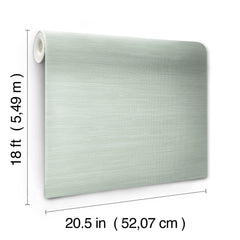 Classic Faux Grasscloth Peel and stick wallpaper - dimensions