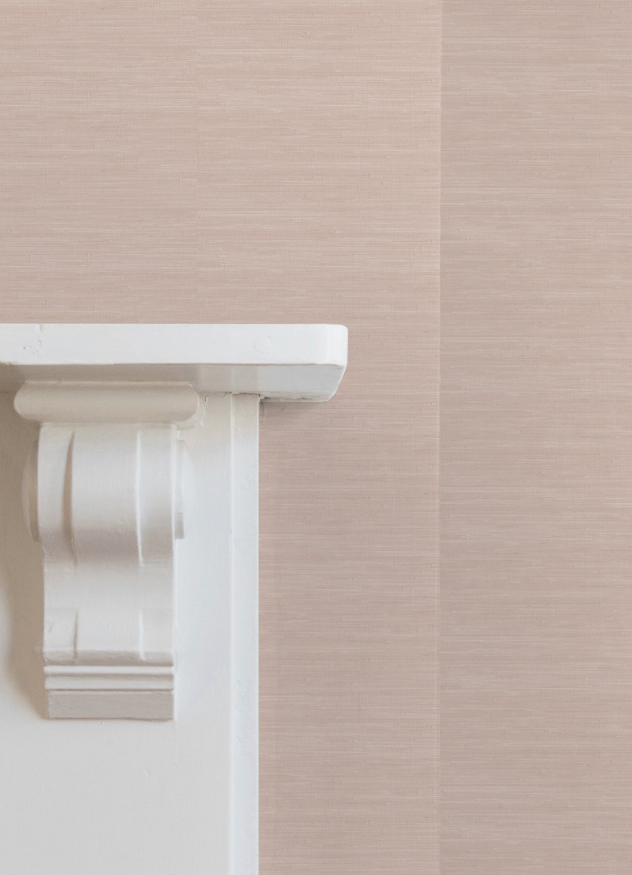 Classic Faux Grasscloth Peel and stick wallpaper in a room setting