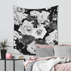 Floral Tapestries in a room setting