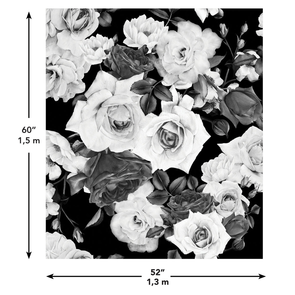 Floral Tapestries - dimensions