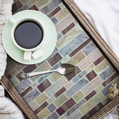 Long Stone Tile Tiles in a room setting