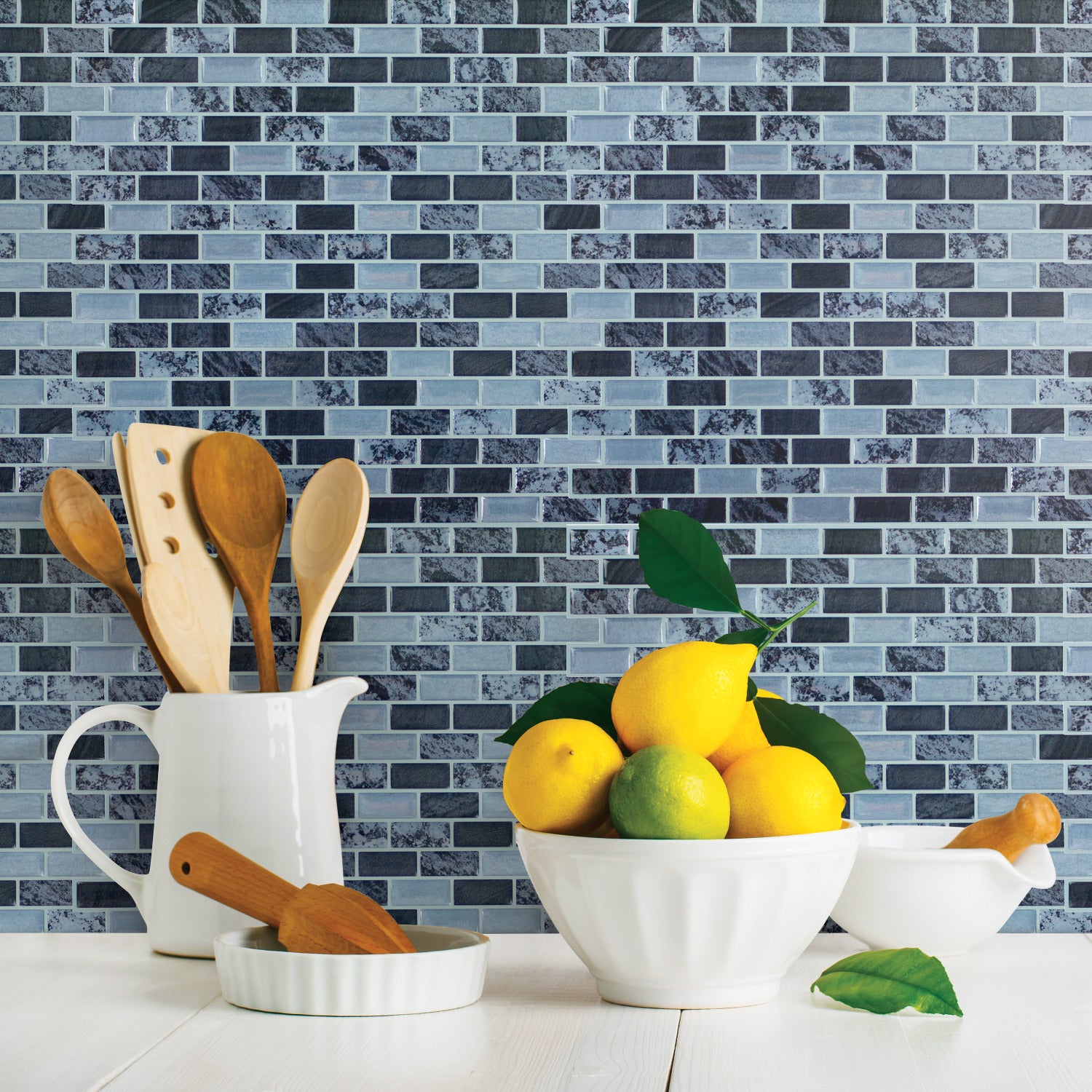 Traditional Marble Tile Tiles in a room setting