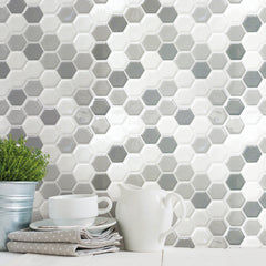 Hexagon Tile Tiles in a room setting