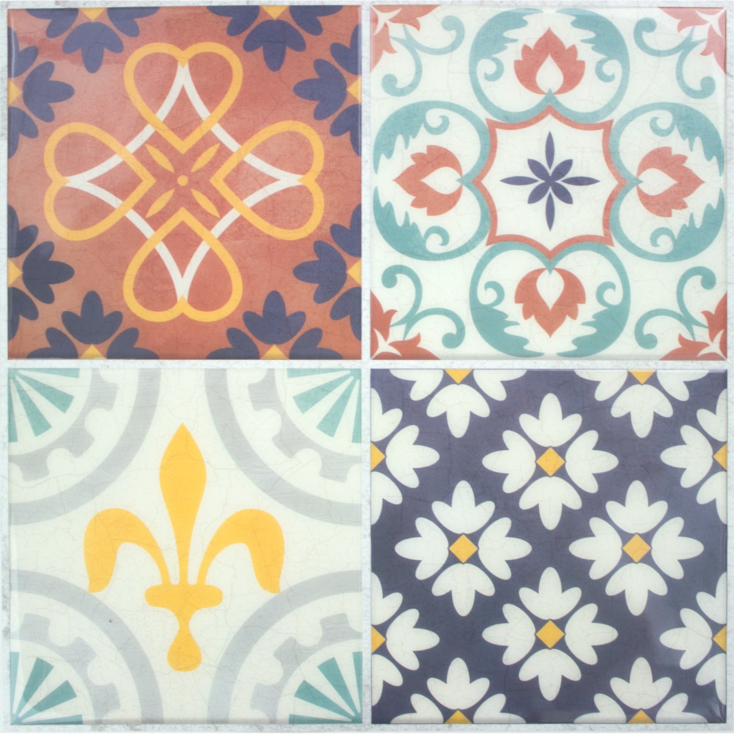 Spanish Terracotta Tile Tiles pattern close-up