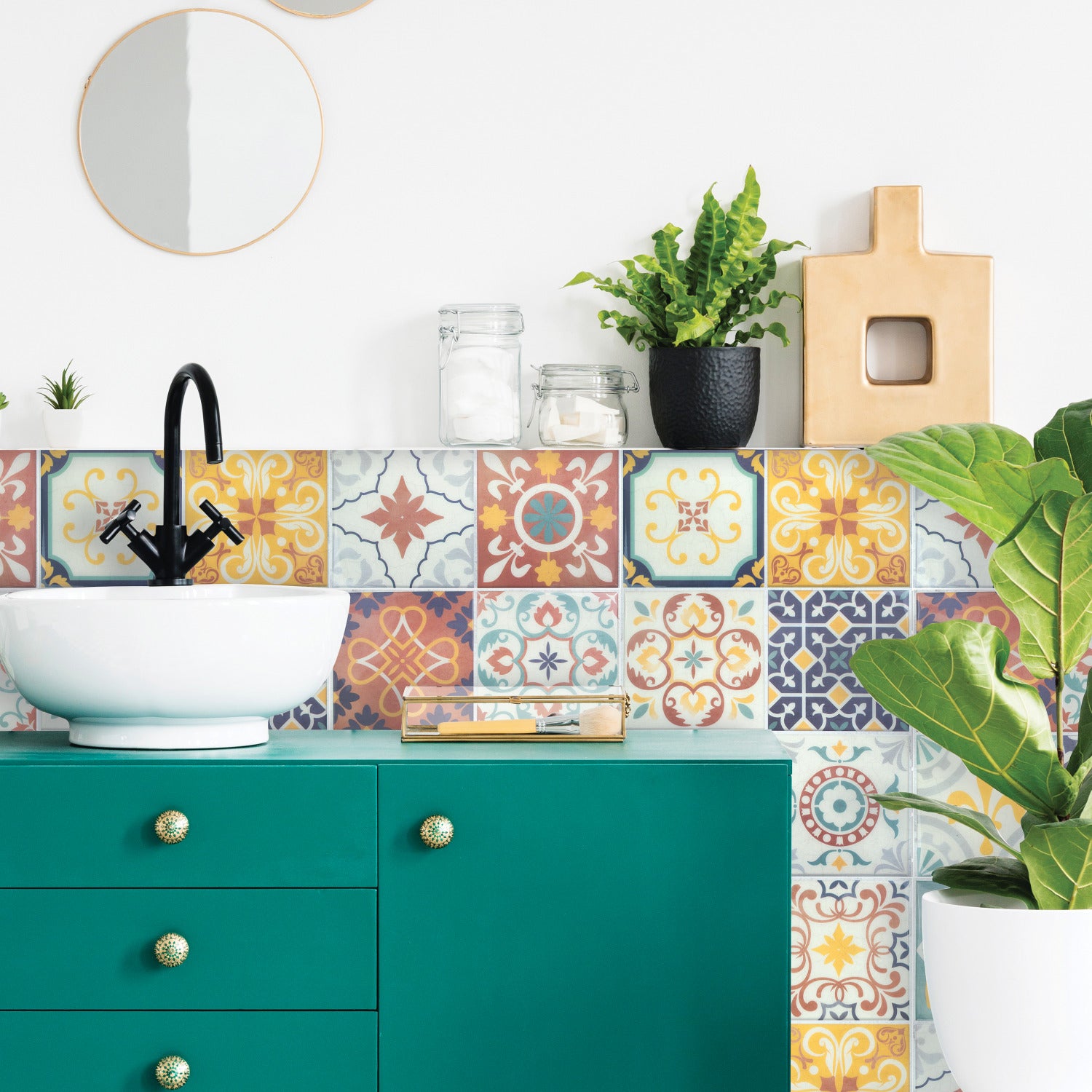 Spanish Terracotta Tile Tiles in a room setting