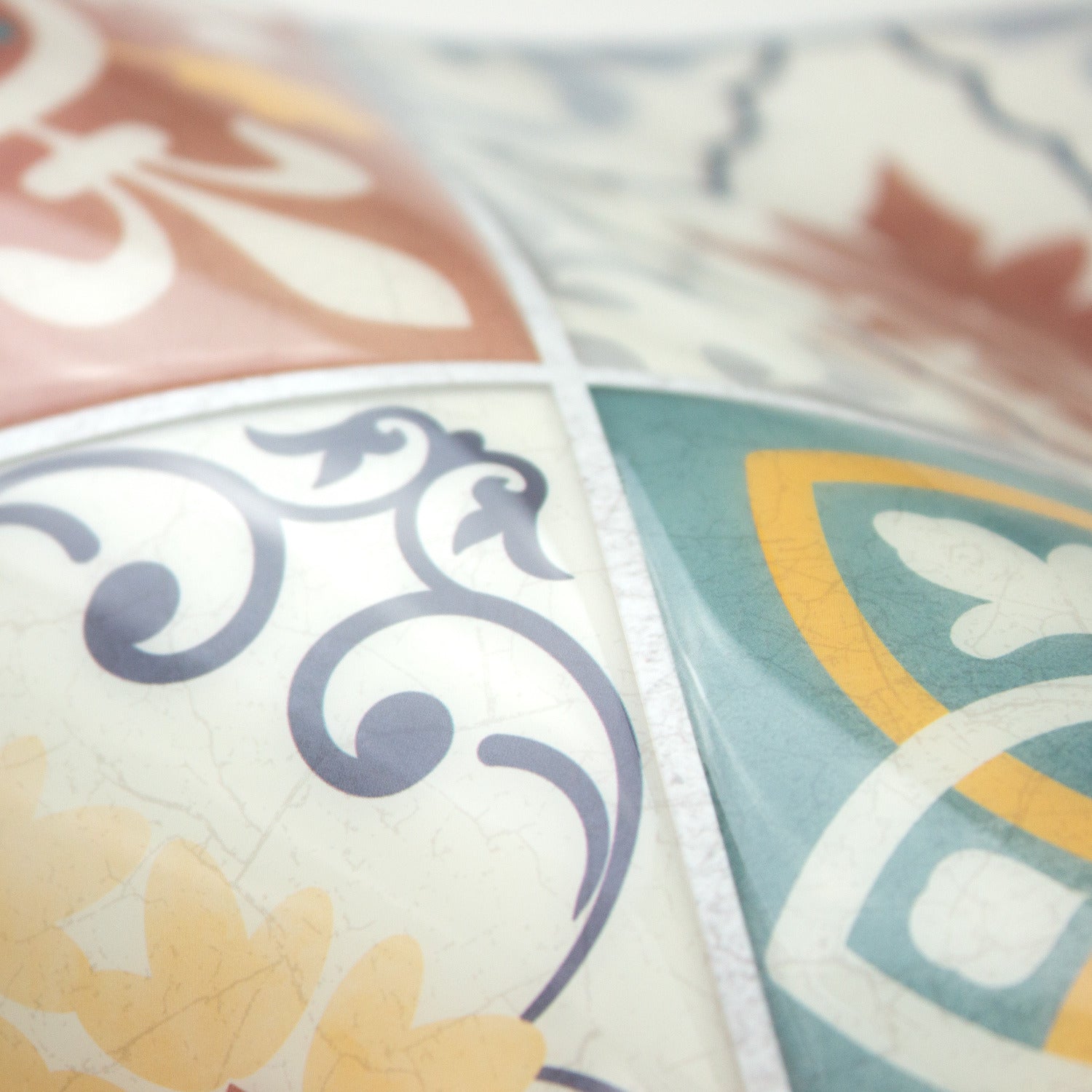 Spanish Terracotta Tile Tiles pattern close-up