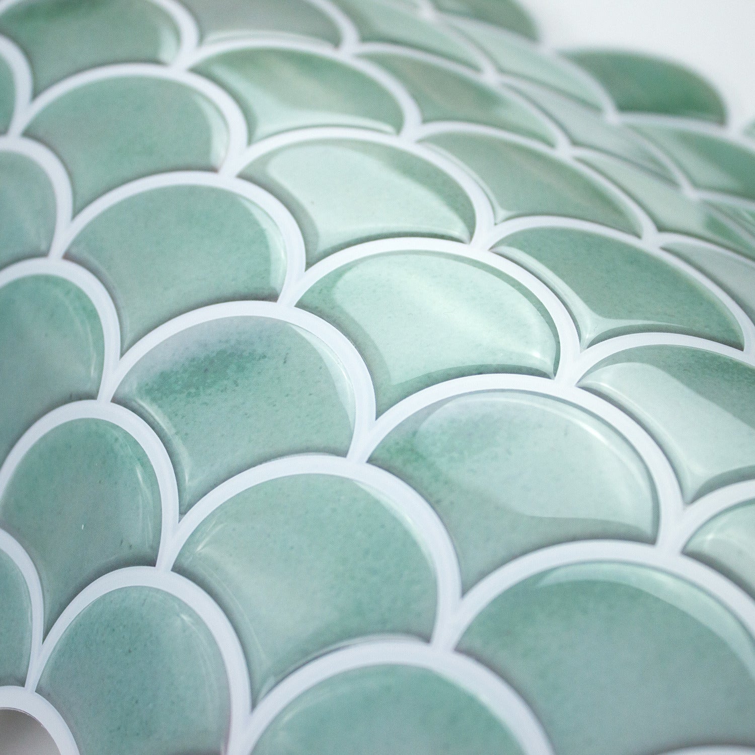 Scallop Tiles pattern close-up