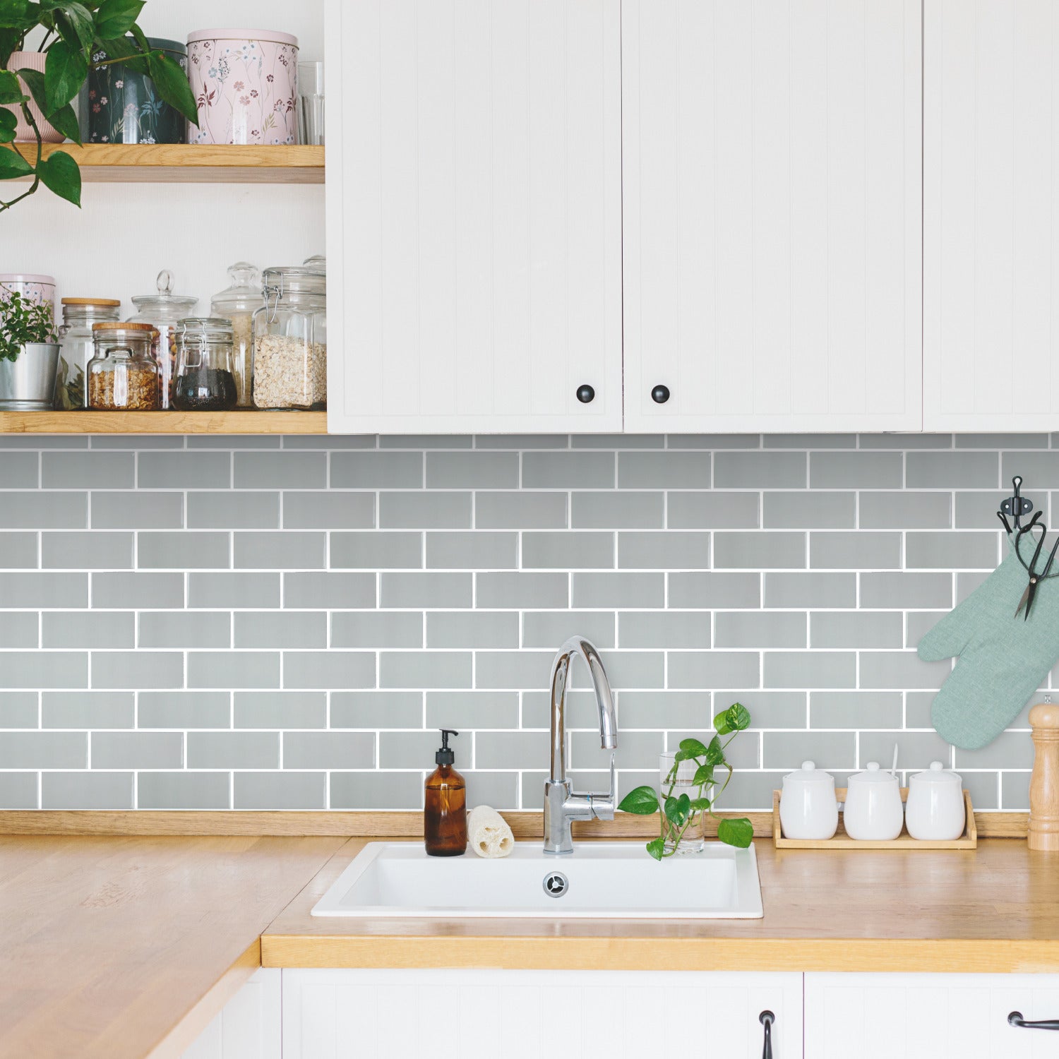 Subway Tiles in a room setting