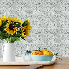Tin Tile Backsplash Tiles in a room setting