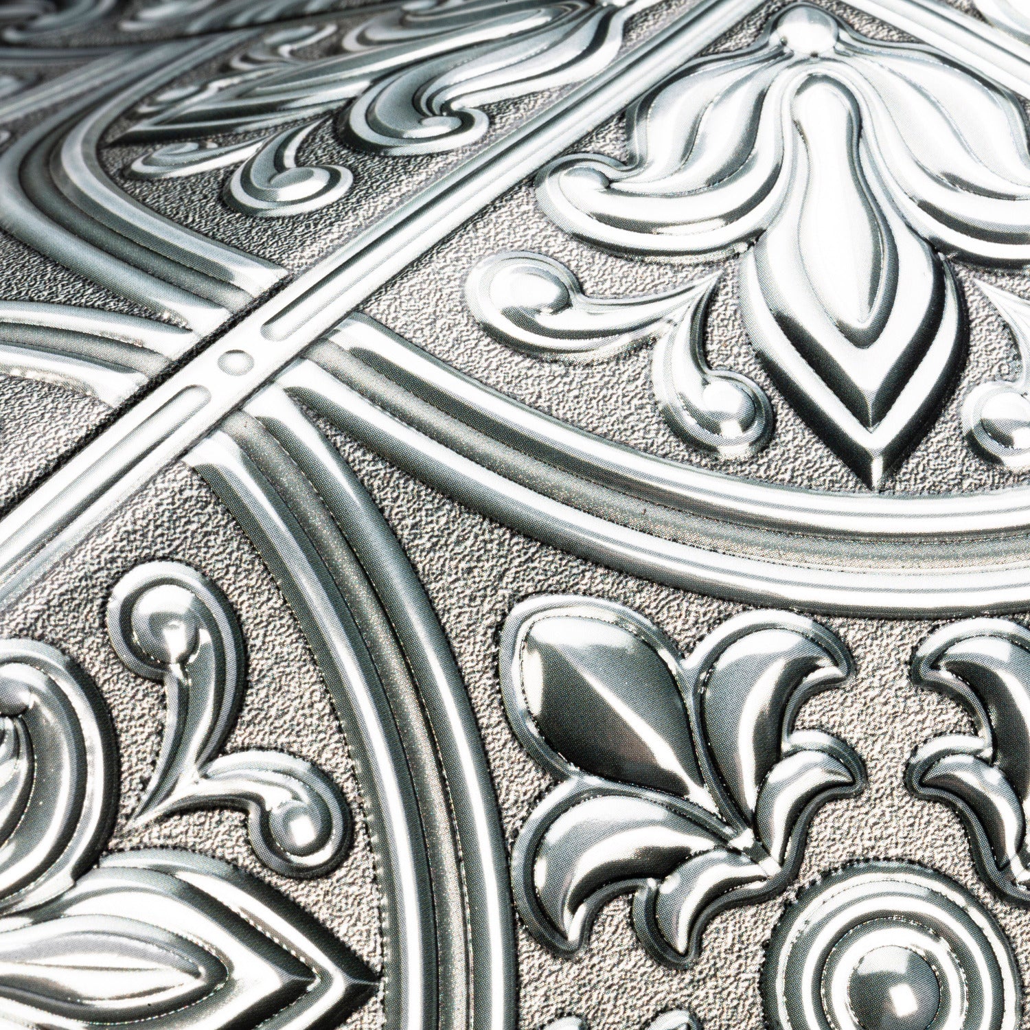 Tin Tile Backsplash Tiles pattern close-up