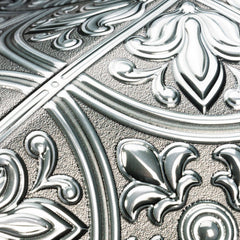 Tin Tile Backsplash Tiles pattern close-up
