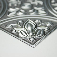 Tin Tile Backsplash Tiles pattern close-up