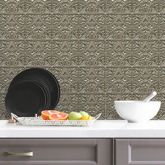 Tin Tile Backsplash Tiles in a room setting