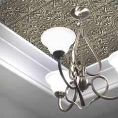 Tin Tile Backsplash Tiles in a room setting