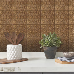 Tin Tile Tiles in a room setting