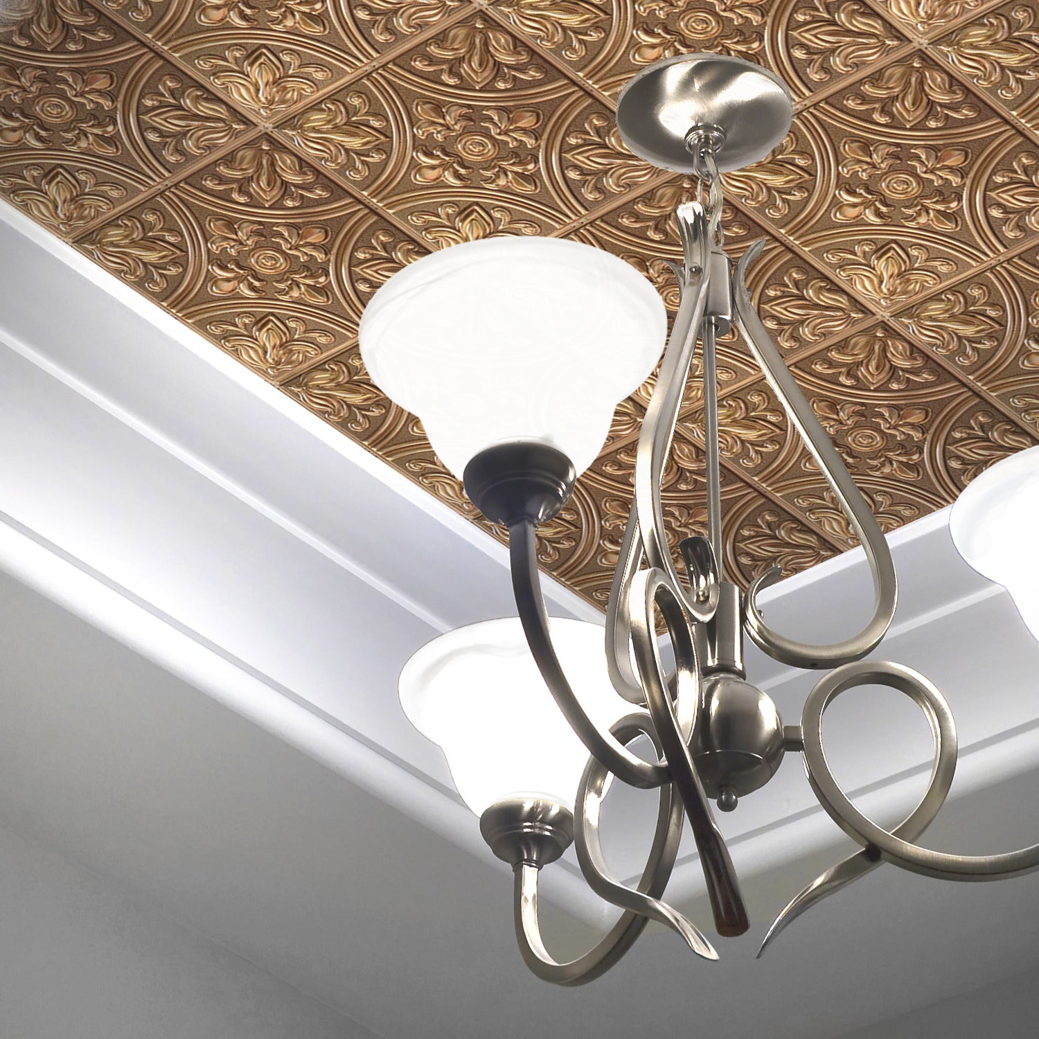 Tin Tile Tiles in a room setting