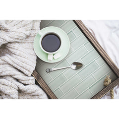 Seaglass Subway Tiles in a room setting