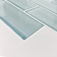 Seaglass Subway Tiles pattern close-up
