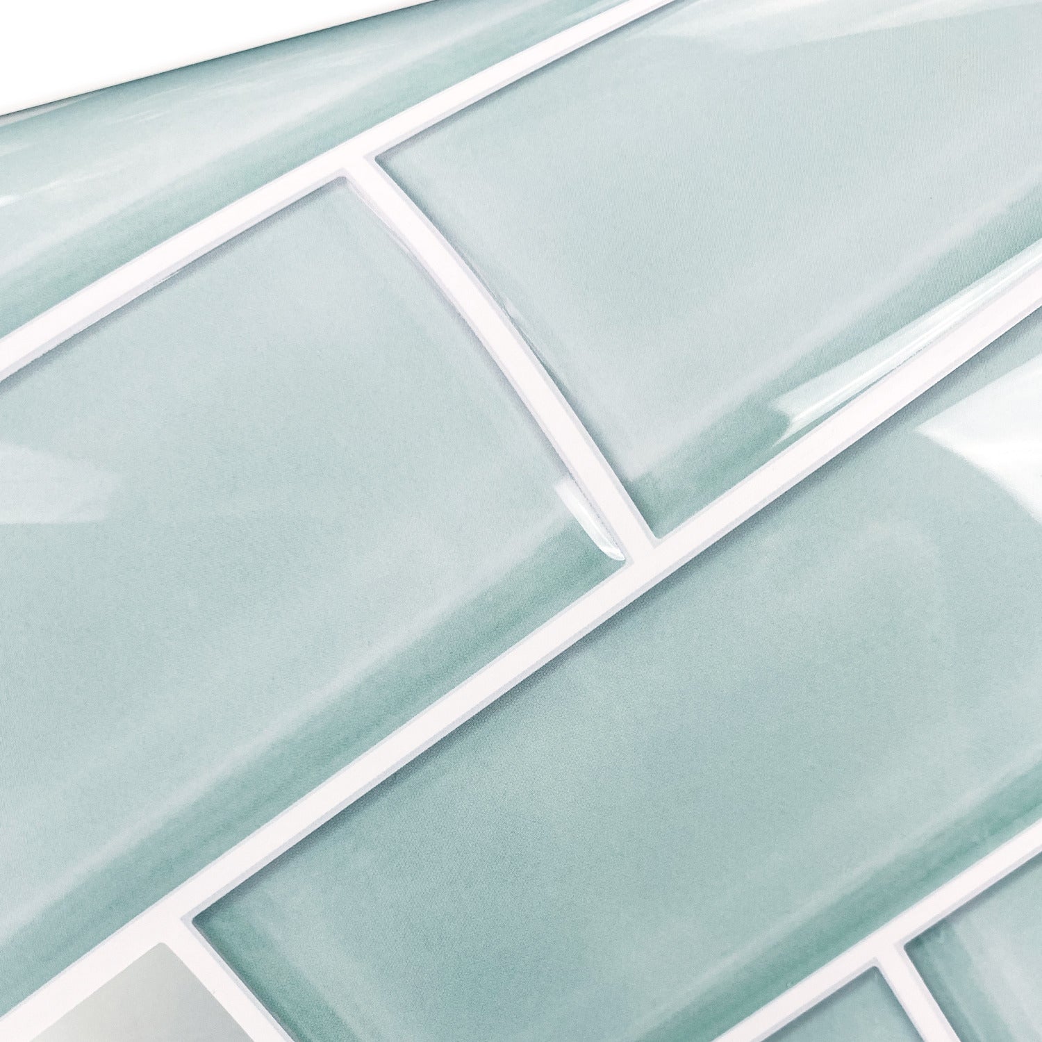 Seaglass Subway Tiles pattern close-up