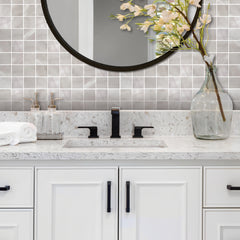 Square Tiles in a room setting