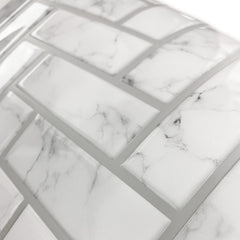 Marble Herringbone Tiles pattern close-up