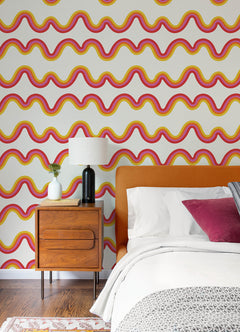 Beverly Slopes P&S Wallpaper in a room setting