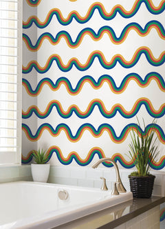 Beverly Slopes P&S Wallpaper in a room setting