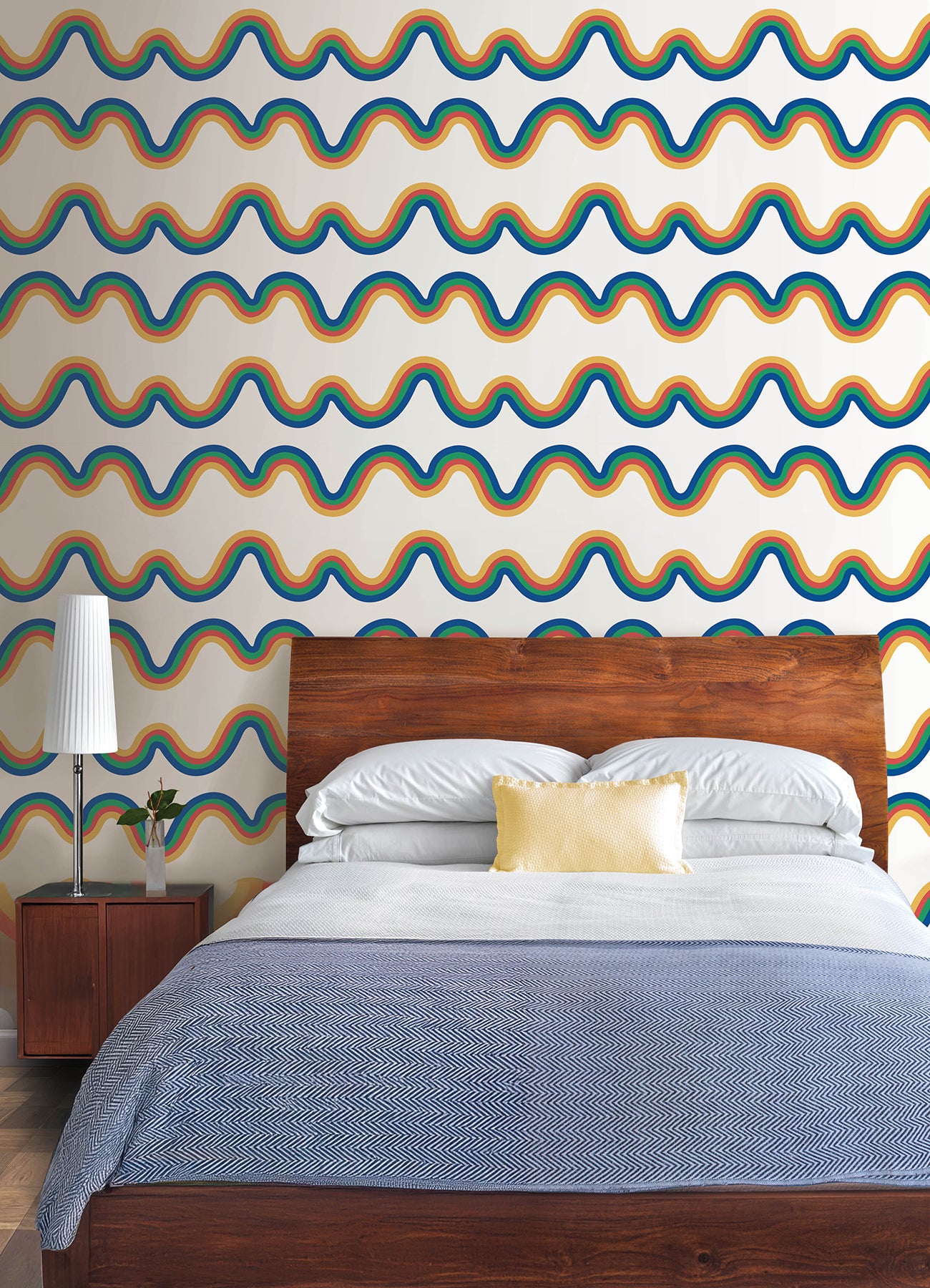 Beverly Slopes P&S Wallpaper in a room setting