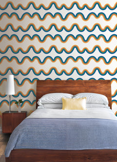 Beverly Slopes P&S Wallpaper in a room setting