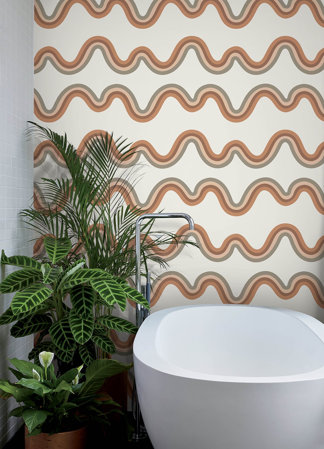 Beverly Slopes P&S Wallpaper in a room setting
