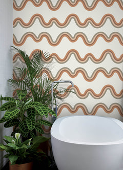 Beverly Slopes P&S Wallpaper in a room setting