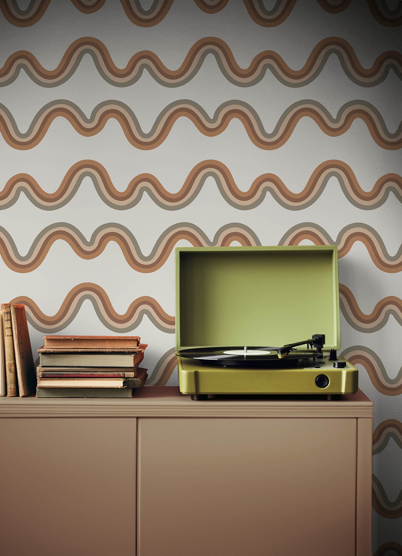 Beverly Slopes P&S Wallpaper in a room setting
