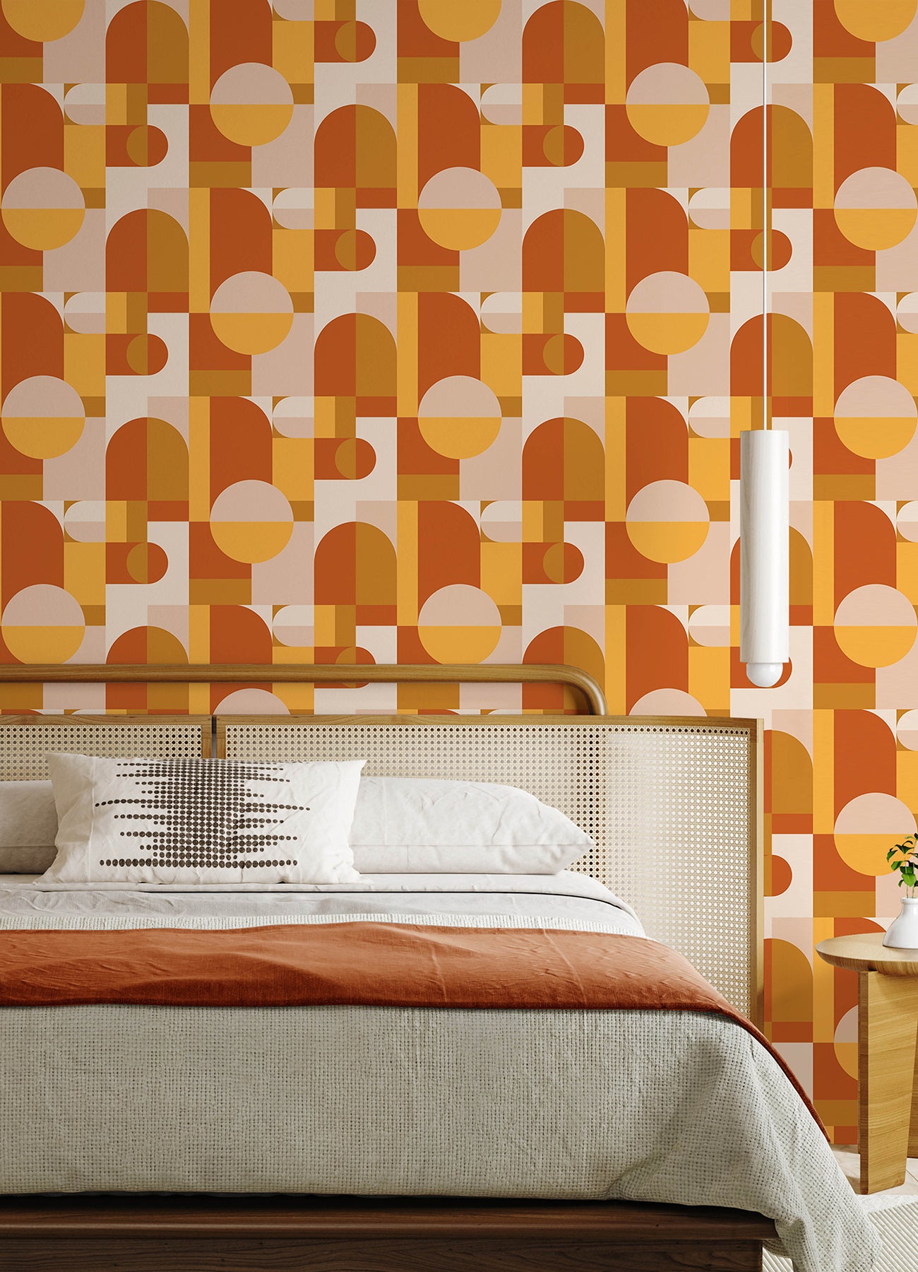 Boxanne P&S Wallpaper in a room setting