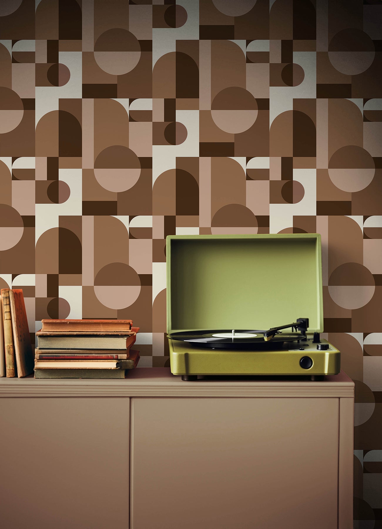 Boxanne P&S Wallpaper in a room setting