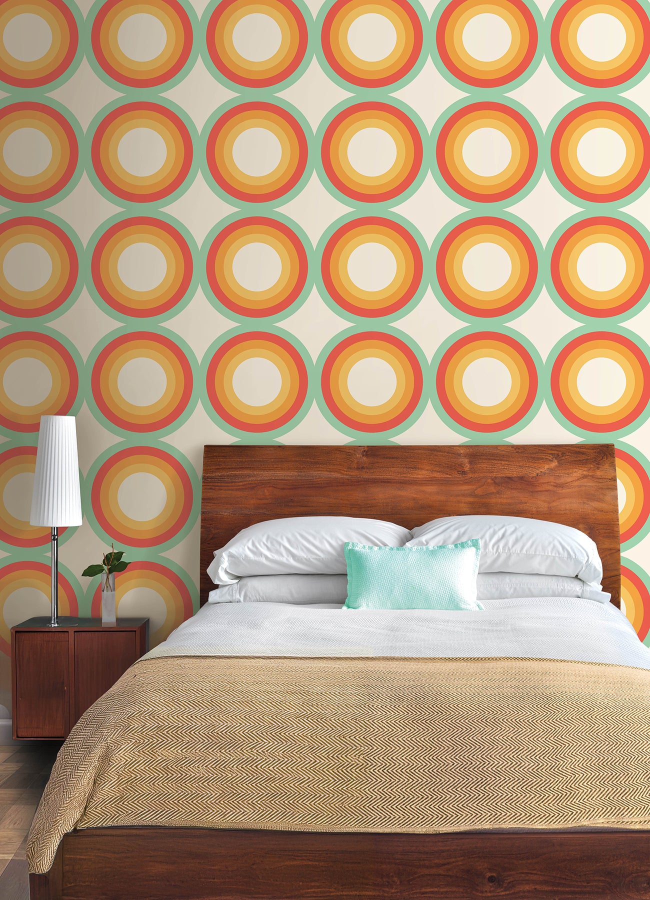 Sir Culls P&S Wallpaper in a room setting