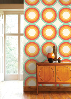 Sir Culls P&S Wallpaper in a room setting