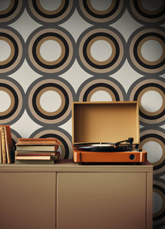 Sir Culls P&S Wallpaper in a room setting