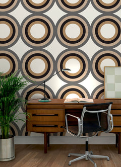 Sir Culls P&S Wallpaper in a room setting