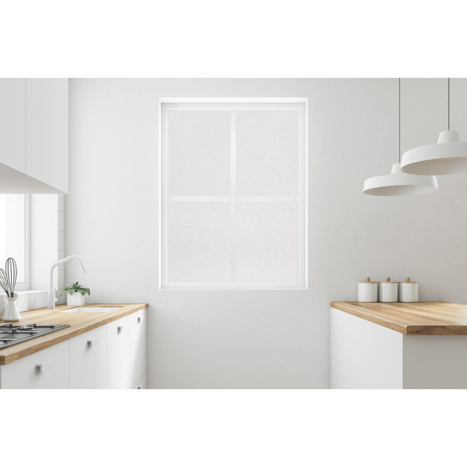 Frosted Window Film in a room setting