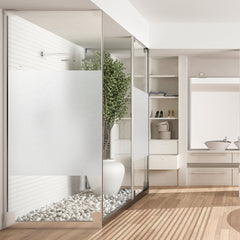 Frosted Window Film in a room setting