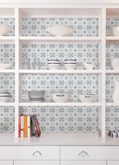 Clover Tiles in a room setting