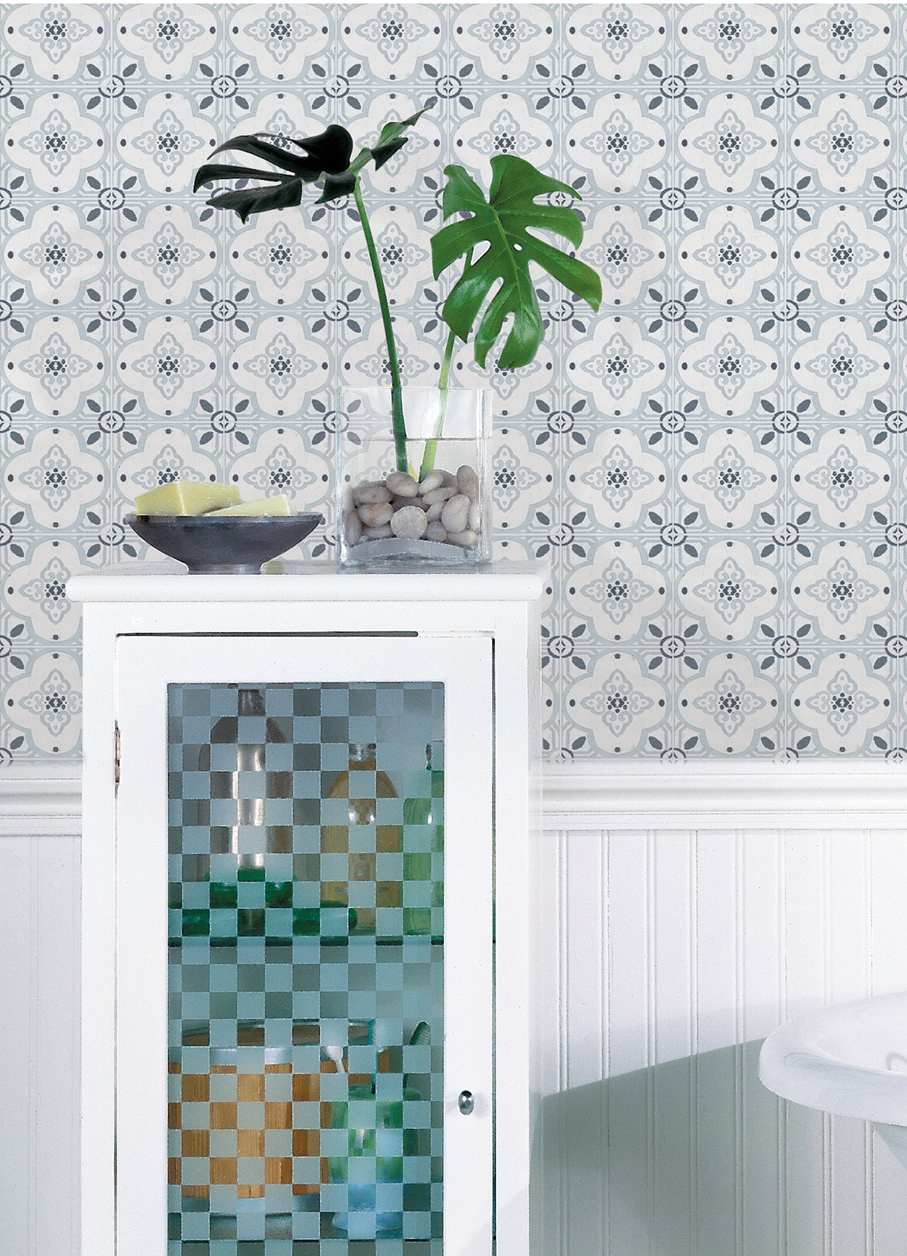 Clover Tiles in a room setting