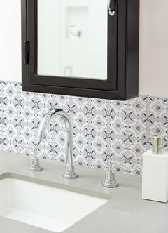 Clover Tiles in a room setting