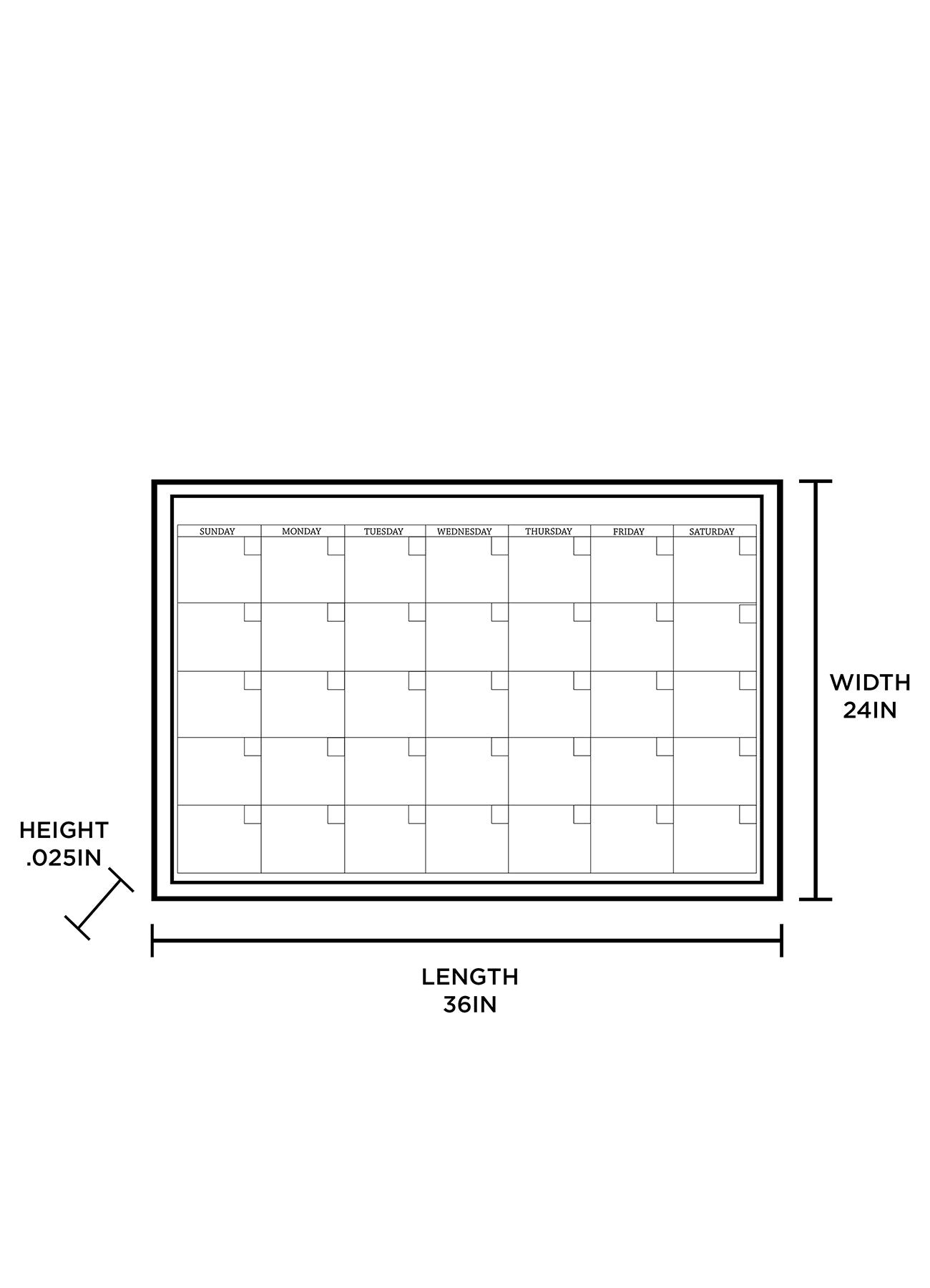 Large Dry Erase by WallPops