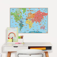 Kids World Dry Erase in a room setting