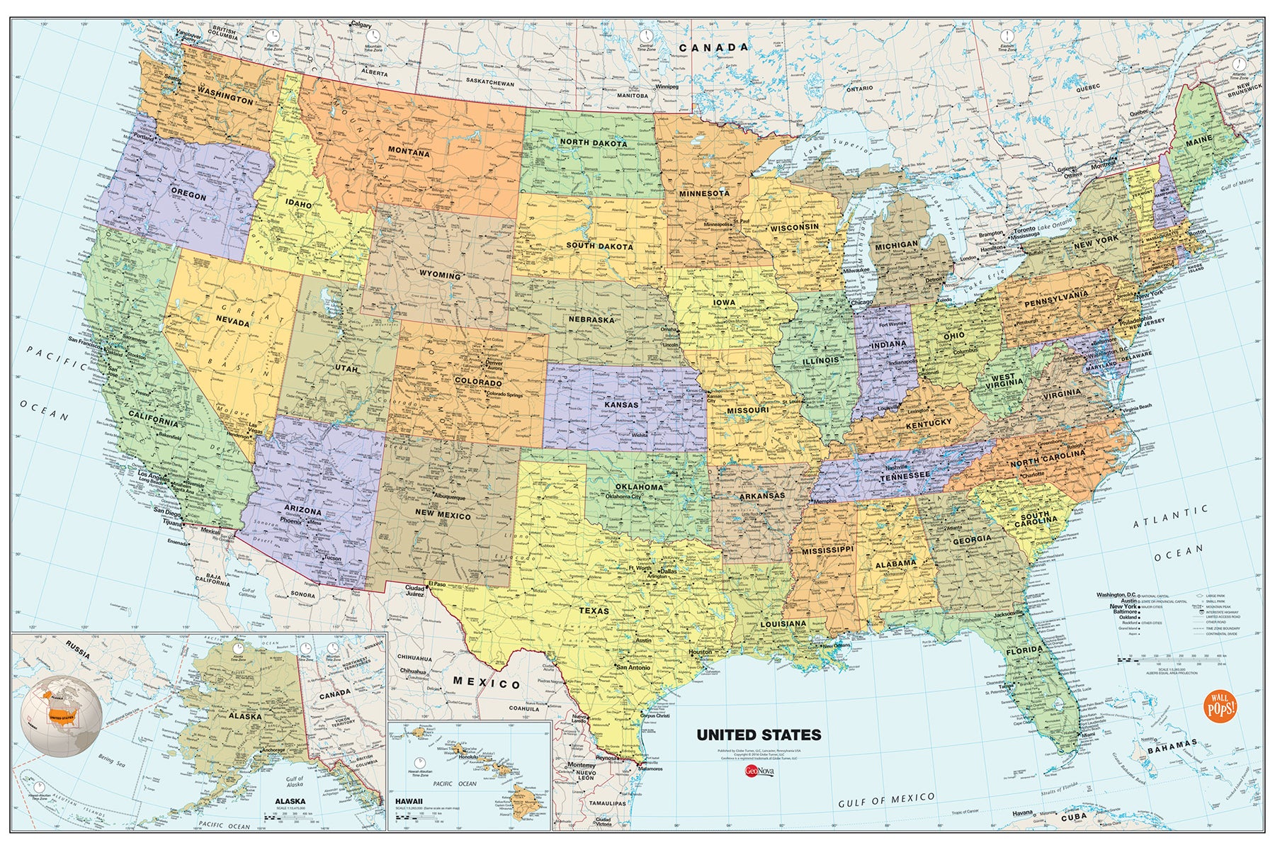USA Dry Erase by WallPops