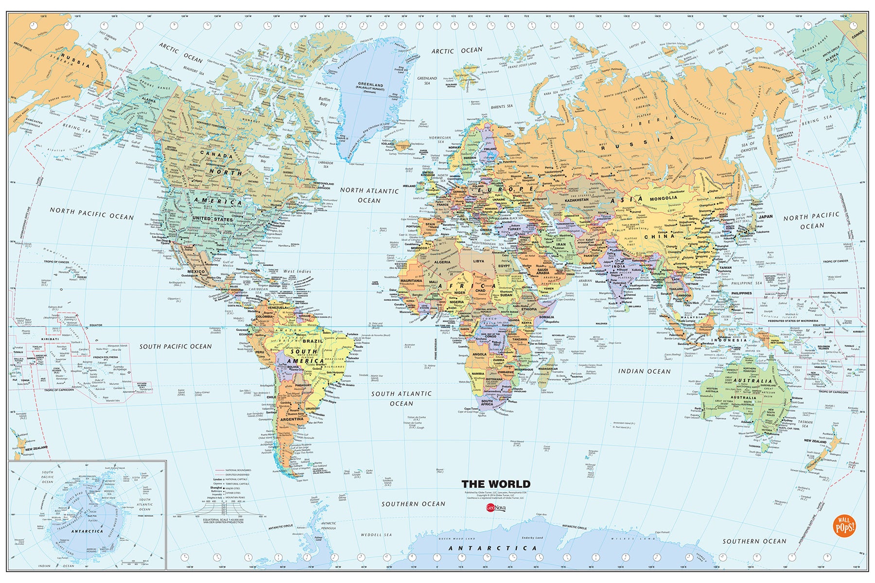 World Dry Erase by WallPops
